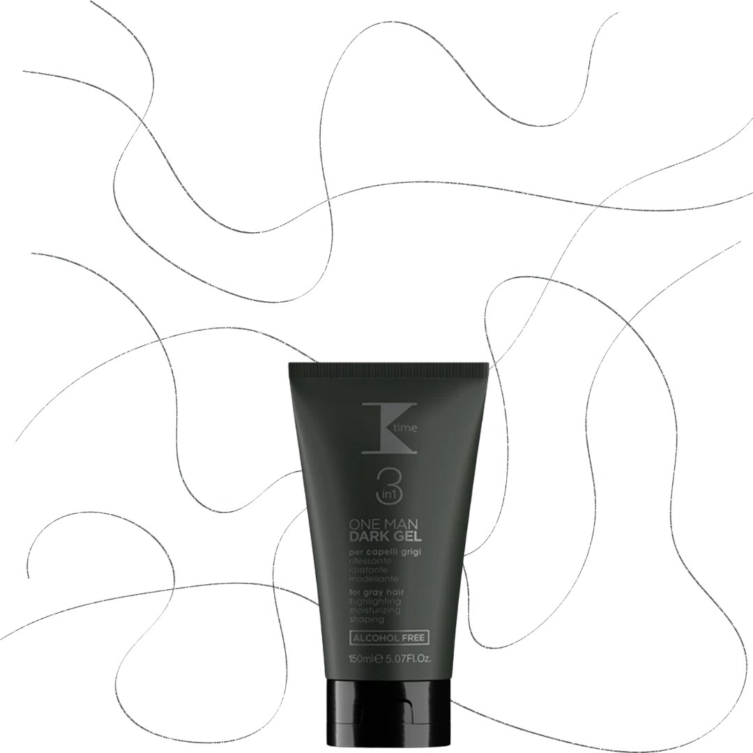 K-Time One Man Dark Gel For Grey Hair 150ml